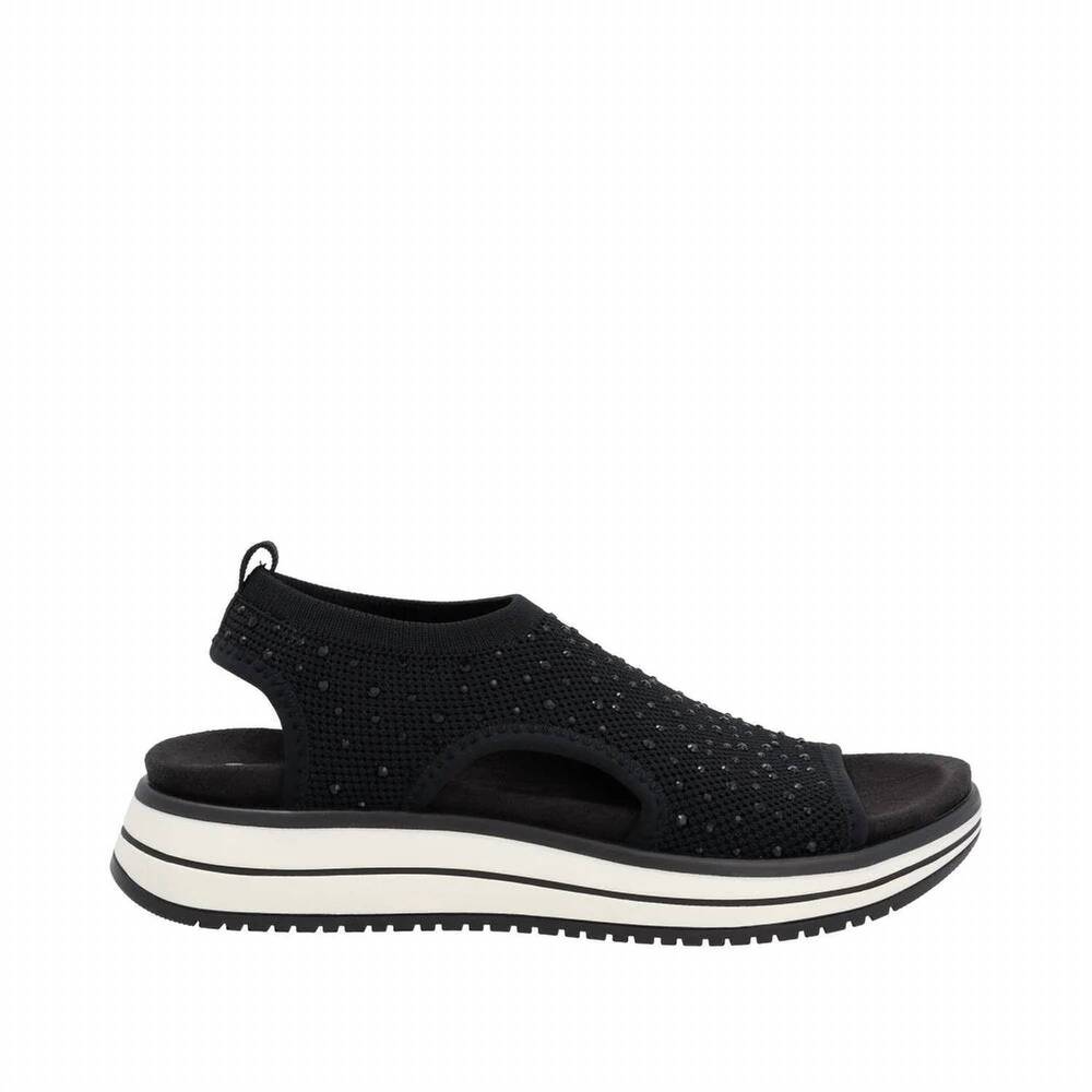 NEW REMONTE women's jocelyn sandal in black